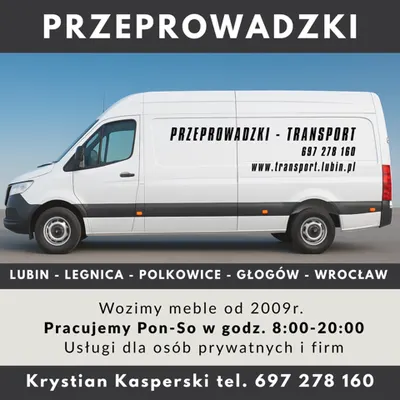 Usługi transportowe | Przeprowadzki Lubin | Krystian Kasperski